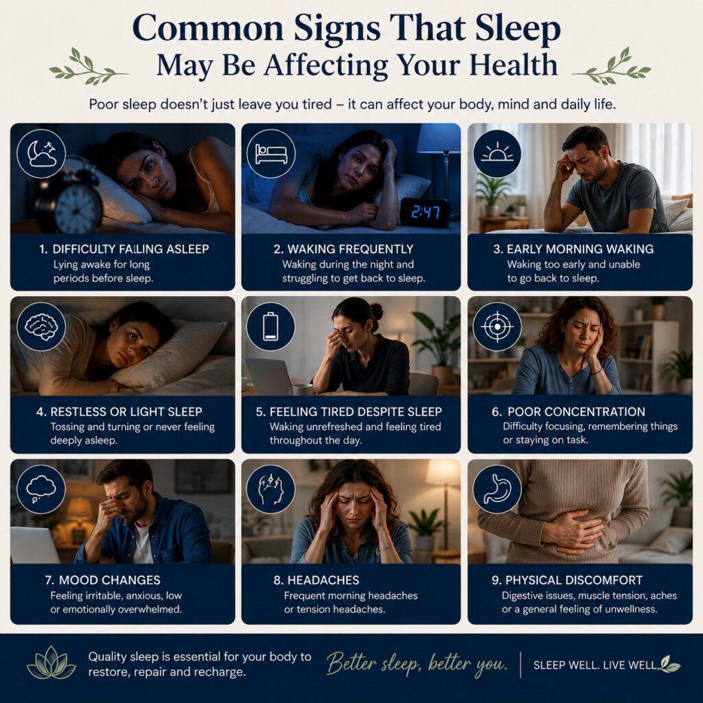 Common Signs Sleep Affects Health